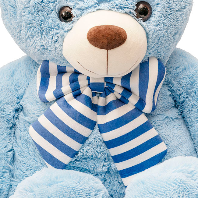 Liam Giant Teddy Bear Blue (105cmHT)
