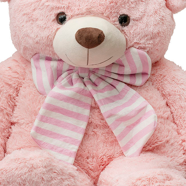 Liam Soft Giant Teddy Bear Soft Pink (130cmHT/90cmST)