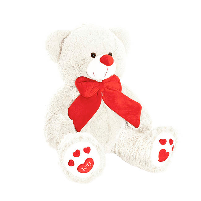 Ted the I Love You Teddy Bear Plush Toy White (45cmST)