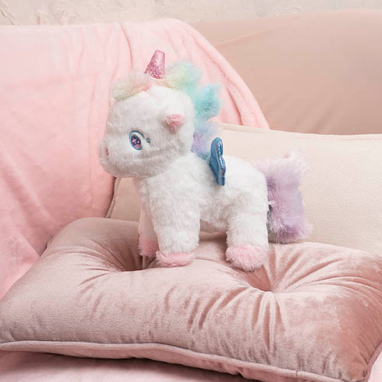Unicorn Charlotte Plush Soft Toy White (24cmHT)