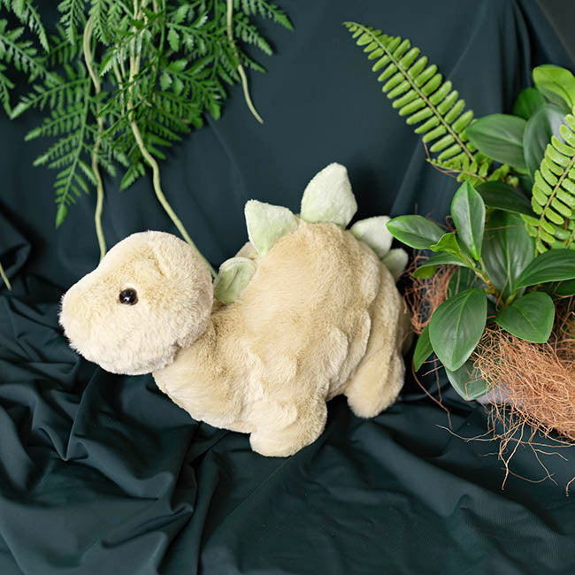 Bonnie Stegosaurus Dinosaur Plush Toy Olive Green(34x20cmHT)