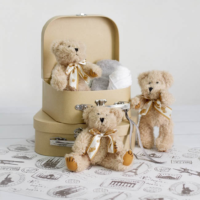 Teddy Bear William Jointed Brown (20cmHT)