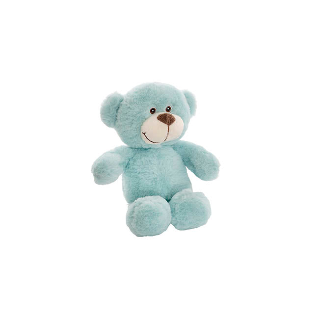 Mr Snuggles Plush Teddy Bear Aqua Teal (15cmST)