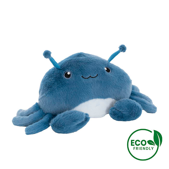 Pinchy the Blue Swimmer Crab Eco Plush Toy Blue (30x14cm.ST)