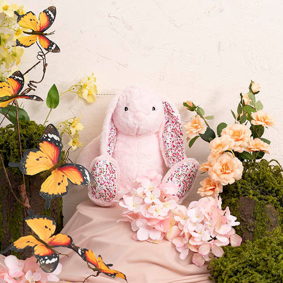 Bunny Lucy Plush Soft Toy Soft Pink (25cmST)