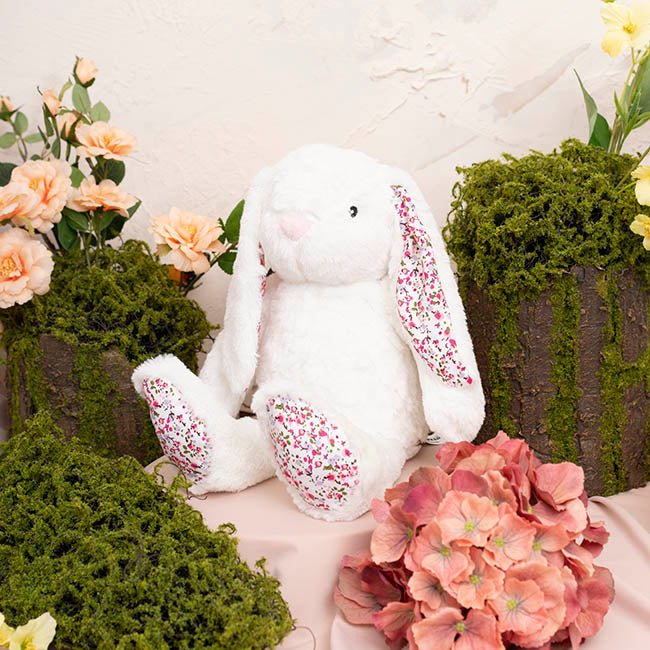 Bunny Lucy Plush Soft Toy White (25cmST)