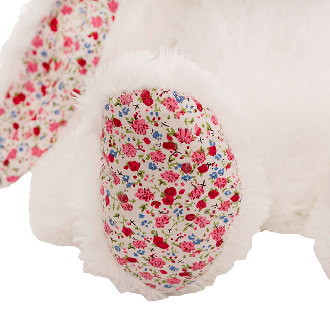 Bunny Petals Plush Soft Toy White (40cmHT)