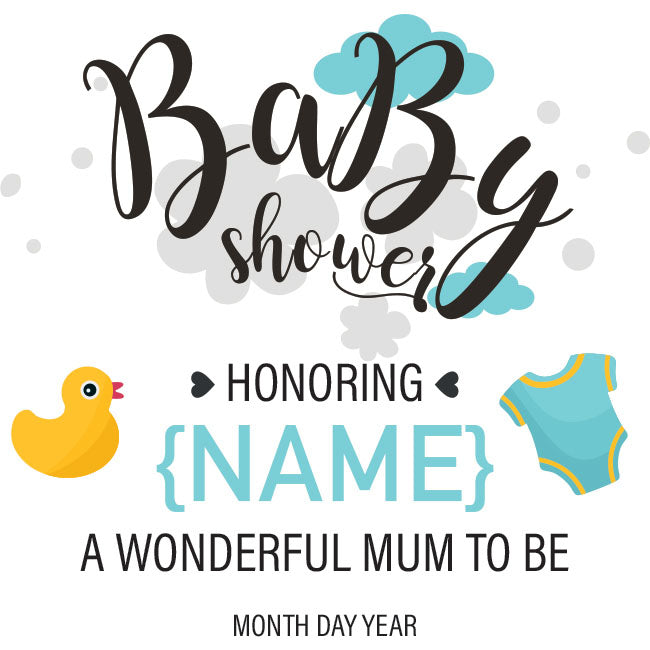 Baby Shower Boy - Oscar Teddy Bear (25cmST)