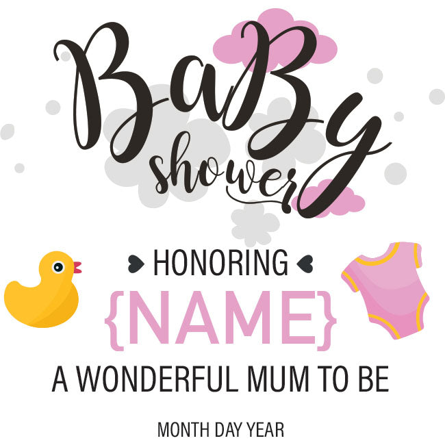 Baby Shower Girl - Oscar Teddy Bear (25cmST)