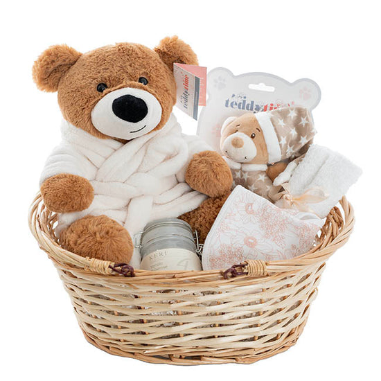 Teddy Bear Myles Gift Baby Hamper Brown